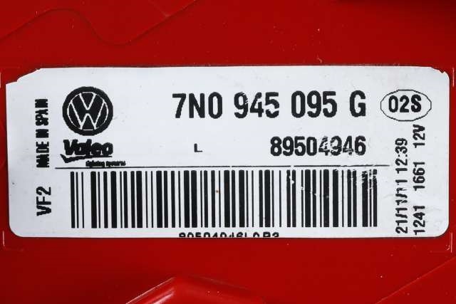 Baklykt venstre ytre til VW Sharan 2010-->> (Type II)  (VAG|7N0 945 095 G|)