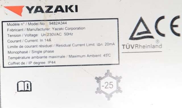 Batterilader kabel til Peugeot Partner 2015-2019 (Type II, Fase 2)  (YAZAKI|9482A344|)
