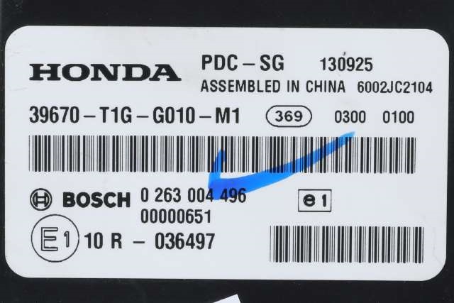 Styreenhet parkering til Honda CR-V 2012-2018 (Type IV)  (HONDA|39670-T1G-G010|)