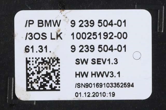 Girstang/girvelger automat til BMW 5-Serie 2010-2017 (F10/F11) (F10/F11) (BMW|9 239 504|)
