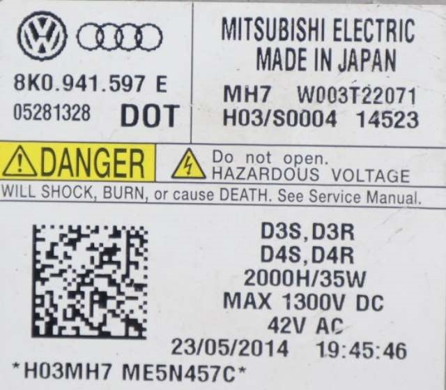 Styreenhet xenon/ballast til VW Transporter / Caravelle 2009-2015 (Fase 2) (T5) (T5) (VAG|8K0 941 597 E|)