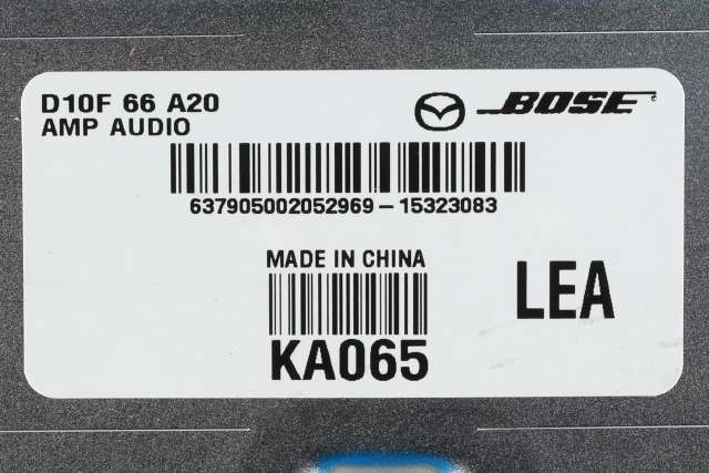 Bilstereo forsterker til Mazda CX-3 2015-2022  (BOSE|KA065|D10F-66-A20|)
