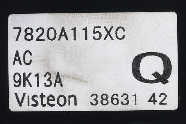 Varmeapparat betjening til Mitsubishi Outlander 2010-2012 (Type II, Fase 2)  (MITSUBISHI|7820A115|)
