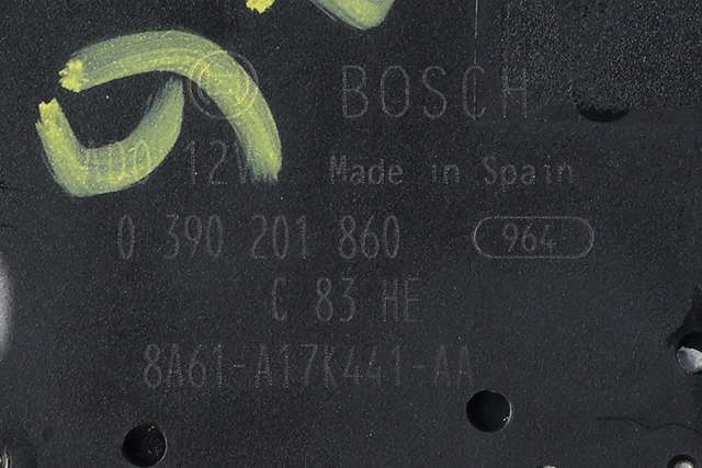 Viskermotor bakrute til Ford Fiesta 2008-2012 (Type VI, Fase 1)  (BOSCH|0 390 201 860|8A61-A17K441-AA|)