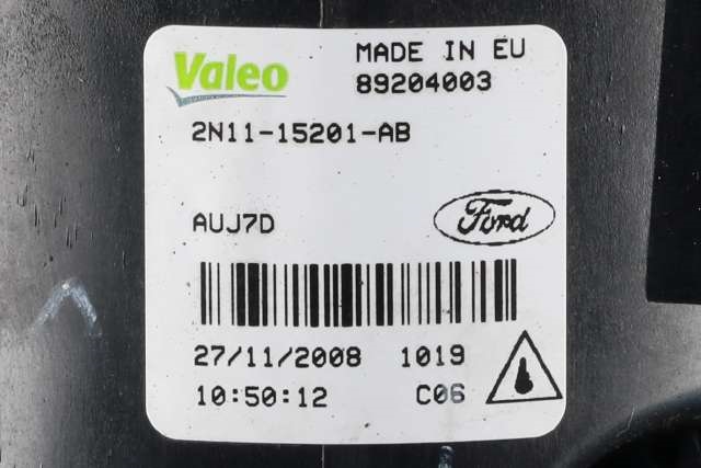 Tåkelykt høyre foran til Ford Fiesta 2008-2012 (Type VI, Fase 1)  (FORD|2N11-15201-AB|)
