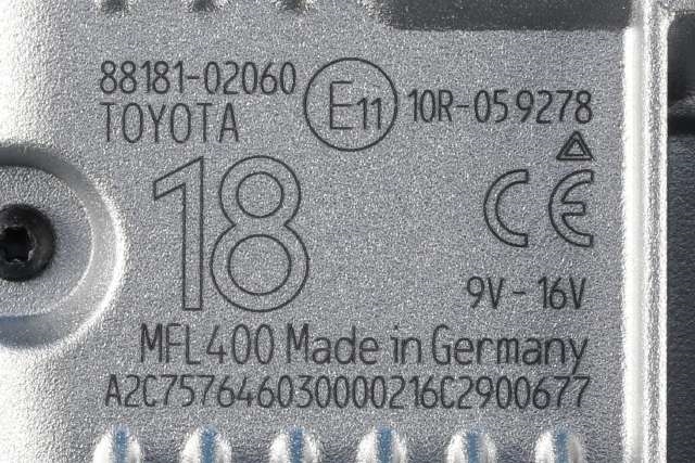 Kamera til Toyota Auris 2015-2019 (Type II, Fase 2)  (TOYOTA|88181-02060|)