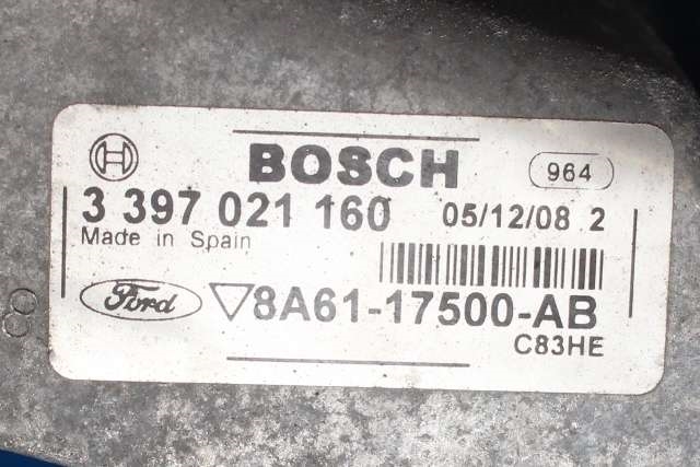 Viskermotor frontrute komplett m/overføring til Ford Fiesta 2008-2012 (Type VI, Fase 1)  (FORD|8A61-17500-AB|8A61-17B571-AA|)