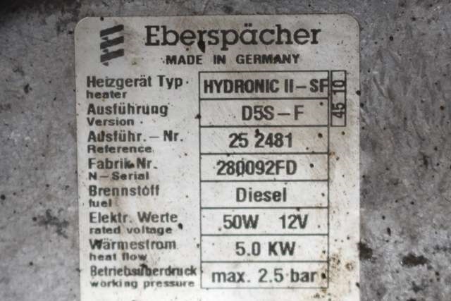 Dieselvarmer til Audi A5 2007-2016 (Type I) (EBERSPRACR|280092FD|)