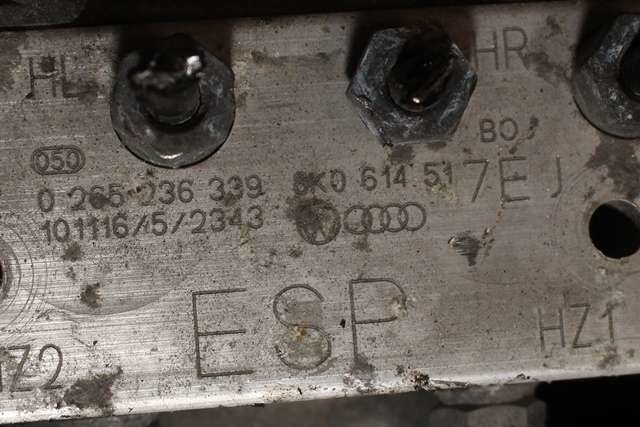 ABS sentral til Audi A5 2007-2016 (Type I)  (VAG|8K0 614 517 EJ|8K0 907 379 BJ|)