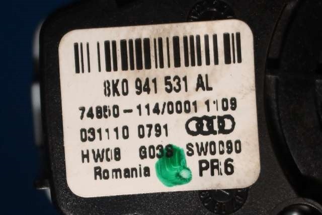 Bryter lys til Audi A5 2007-2016 (Type I)  (VAG|8K0 941 531 AL|)