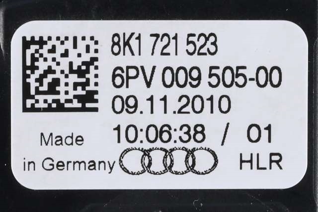 Pedal gass til Audi A5 2007-2016 (Type I)  (HELLA|6PV 009 505-00|8K1 721 523|)