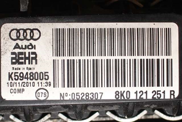 Radiator (manuell gir) til Audi A5 2007-2016 (Type I)  (VAG|8K0 121 251 R|)