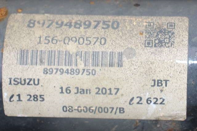 Mellomaksel bakre til Isuzu D-Max 2017-2020 (Type II, Fase 2)  (ISUZU|8979489750|)