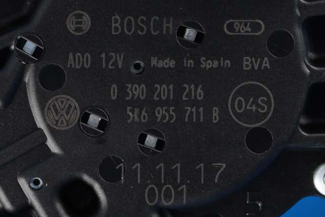 Viskermotor bakrute til VW Sharan 2010-->> (Type II)  (BOSCH|0 390 201 216|5K6 955 711 B|)