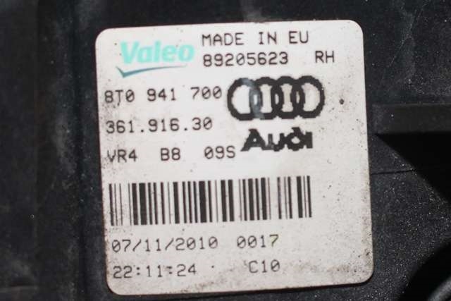 Tåkelykt høyre foran til Audi A5 2007-2016 (Type I)  (VAG|8T0 941 700|)