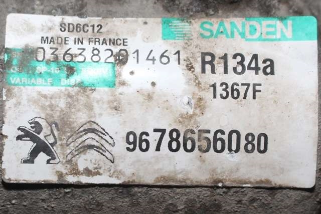 Aircondition kompressor til Citroën Berlingo 2008-2015 (Type II, Fase 1)  (SANDEN|1367F|96 786560 80|)