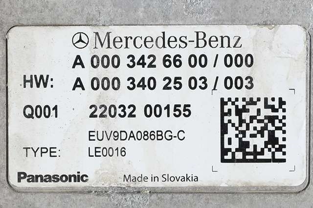 DCDC converter elbil til Mercedes EQS 2021-->> (V297) (V297) (MERCEDES|000 342 66 00|)