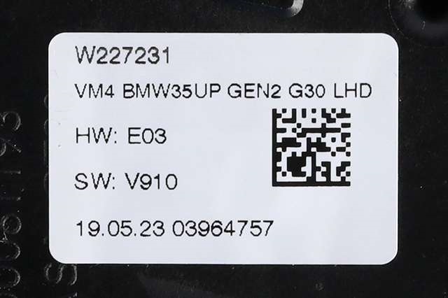 Viskermotor frontrute komplett m/overføring til BMW 5-Serie 2017-->> (G30/G31) (G30/G31) (BMW|9 851 351|)