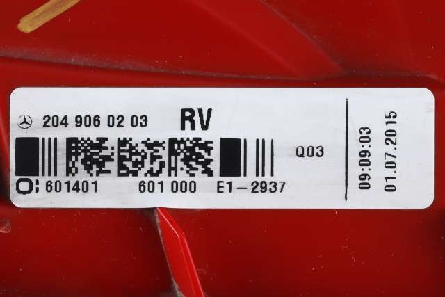 Baklykt venstre til Mercedes C-Klasse 2011-2014 (Fase 2) (W204) (W204) (MERCEDES|A 204 906 02 03|)