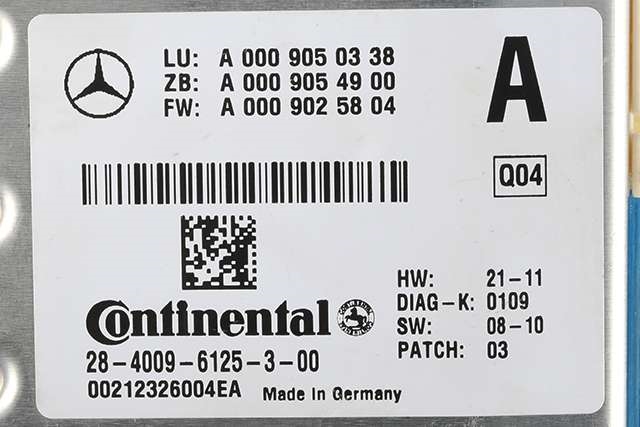Kamera til Mercedes C-Klasse 2011-2014 (Fase 2) (W204) (W204) (MERCEDES|A 000 905 03 38|)
