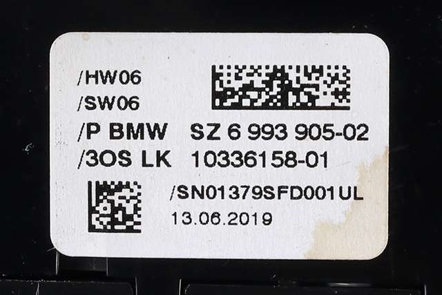 Bryter diverse til BMW 5-Serie 2017-->> (G30/G31) (G30/G31) (BMW|6 993 905|)