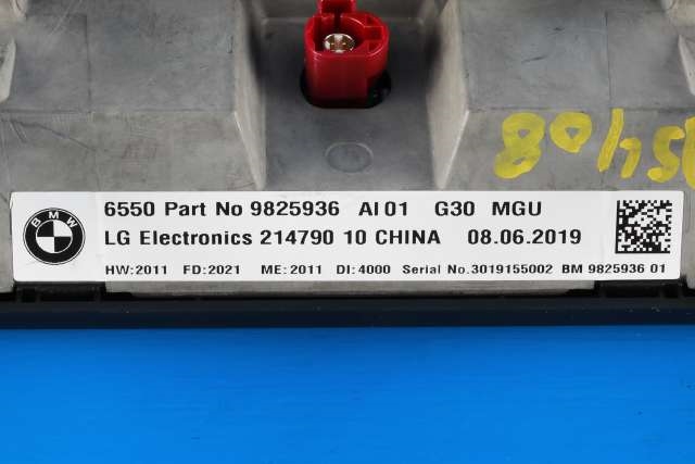 Bilstereo navigasjon skjerm til BMW 5-Serie 2017-->> (G30/G31) (G30/G31) (BMW|9 825 936|)