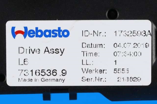 Takluke motor til BMW 5-Serie 2017-->> (G30/G31) (G30/G31) (BMW|7 316 536|)