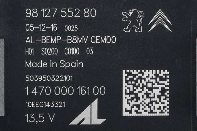 Styreenhet diverse til Citroën DS5 2012-2017 (CITROEN|98 127552 80|)