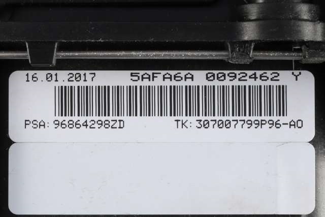 Airbag ratt til Citroën DS5 2012-2017  (CITROEN|98 002842 ZQ|96 864298 ZD|)