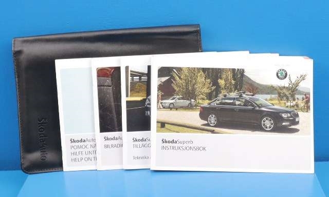 Instruksjonsbok til Škoda Superb, 2008-2015 (Type II)