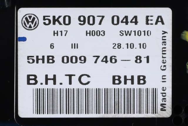 Varmeapparat betjening til VW Scirocco 2008-2013  (HELLA|5HB 009 746-81|5K0 907 044 EA|)