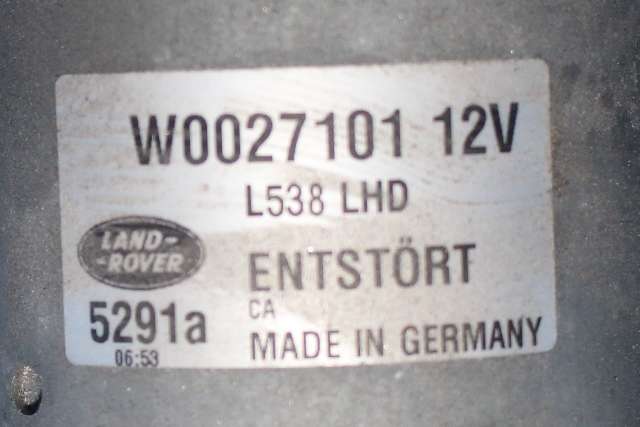 Viskermotor frontrute komplett m/overføring til Land Rover Range Rover, Evoque 2011-2019 (Type I) (VALEO|W0027101|)