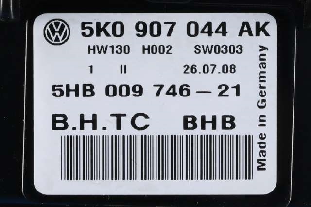 Varmeapparat betjening til VW Golf VI 2008-2012  (HELLA|5HB 009 746-21|5K0 907 044 AK|)