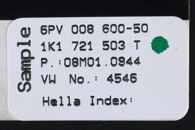 Pedal gass til VW Golf VI 2008-2012 (HELLA|6PV 008 600-50|1K1 721 503 T|)