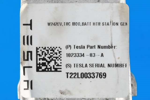 Batterivarmer/kjøl til Mercedes B-Klasse, electric drive 2014-2018 (W242) (W242) (TESLA|1023334-03-A|)