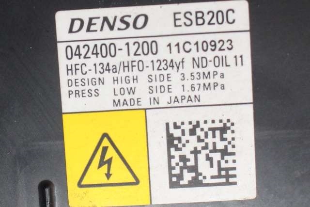 Aircondition kompressor hybrid til Toyota Corolla 2019-->>  (DENSO|042400-1200|)