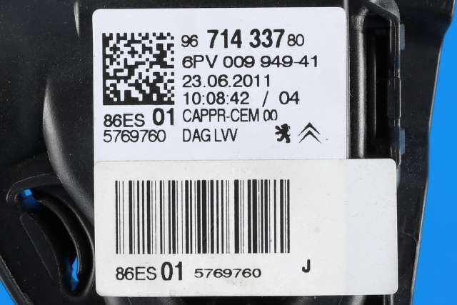 Pedal gass til Citroën DS3 2010-2019 (CITROEN|96 714337 80|)