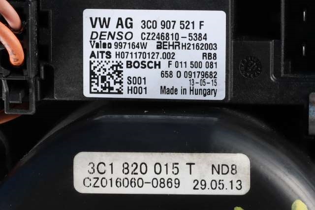 Varmeapparat motor til VW Passat 2011-2015 (B7) (B7) (VAG|3C1 820 015 T|3C0 907 521 F|)
