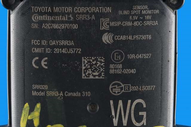 Sensor blindsone til Toyota Corolla 2019-->> (TOYOTA|88162-02040|)