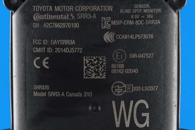 Sensor blindsone til Toyota Corolla 2019-->> (TOYOTA|88162-02040|)