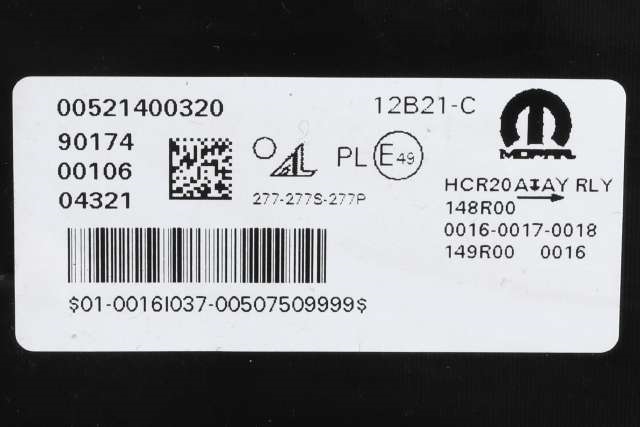 Frontlykt venstre full-LED til Fiat 500 2021-->> (FIAT|00521400320|)