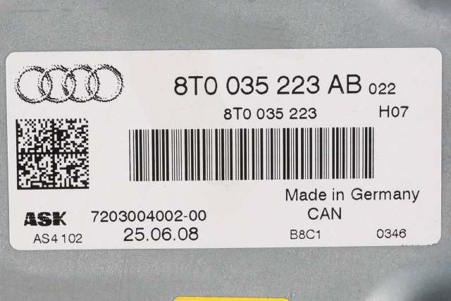 Bilstereo forsterker til Audi A4 2007-2014 (Type IV) (B8) (B8) (VAG|8T0 035 223 AB|)