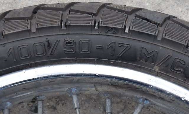 MC, Framhjul til MC Honda VT125, Shadow 1999-2008  (100 X 90 R 17"|)
