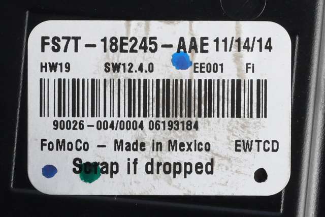 Varmeapparat betjening til Ford Mondeo 2014-2019 (Type V, Fase 1) (FORD|FS7T-18E245-AAE|)