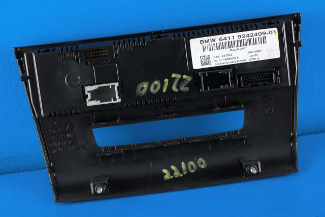 Varmeapparat betjening til BMW 1-Serie 2004-2011 (E81/E82/E87/E88) (E81/E82/E87/E88) (VDO|A2C53420850|64.11-9 242 409|)