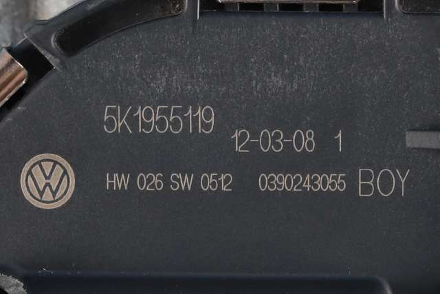 Viskermotor frontrute komplett m/overføring til VW Golf VI 2008-2012  (VAG|5K1 955 023|5K1 955 119|)