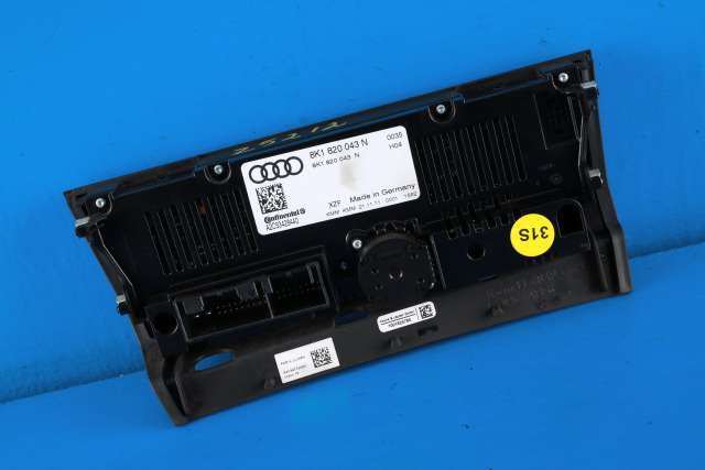 Varmeapparat betjening til Audi A4, Allroad 2009-2016 (Type I) (B8) (B8) (CONTINENT|A2C53428440|8K1 820 043 N|)