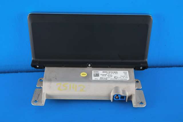 Bilstereo navigasjon skjerm til Audi A4 2015-2019 (Type V, Fase 1) (B9) (B9) (VAG|8W0 919 605|)