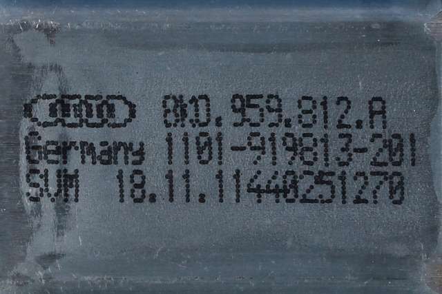 Ruteheis, kun motor, høyre bak til Audi A4, Allroad 2009-2016 (Type I) (B8) (B8) (VAG|8K0 959 812 A|)