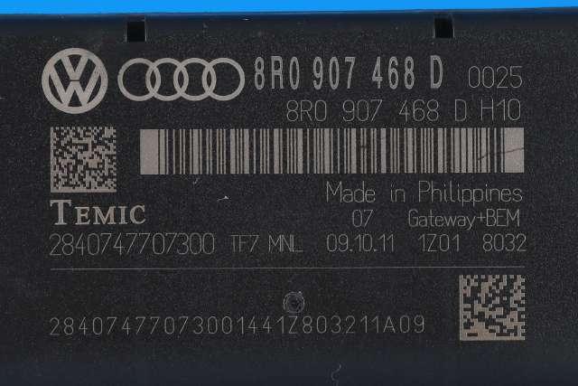 Styreenhet diverse til Audi A4, Allroad 2009-2016 (Type I) (B8) (B8) (VAG|8R0 907 468 D|)